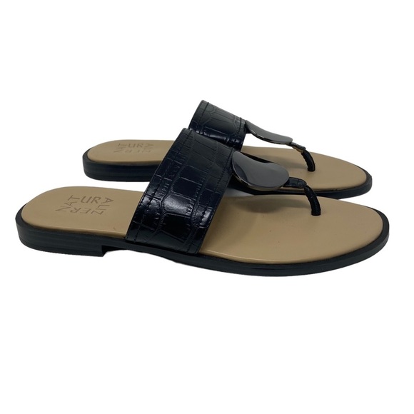 Naturalizer Black Animal Print Design. Size 7.5 - Picture 1 of 7